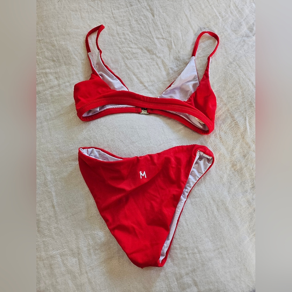 Red Bikini Set - Picture 3 of 5